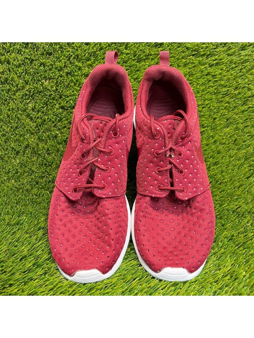 Nike Rosche One Se Mens Size 9 Team Red White Athletic Running Shoes Sneakers